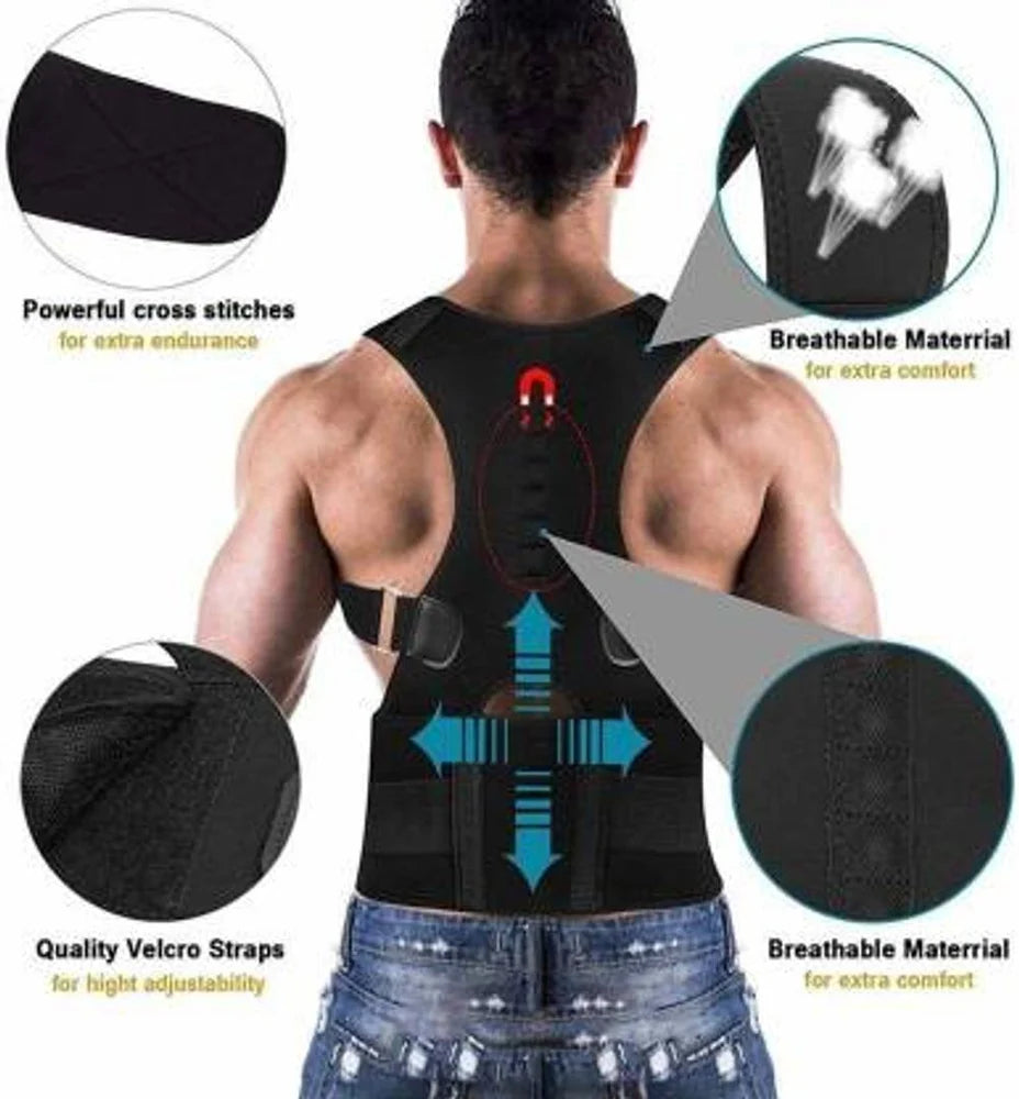 Unisex Back Posture Corrector Magnetic Belt