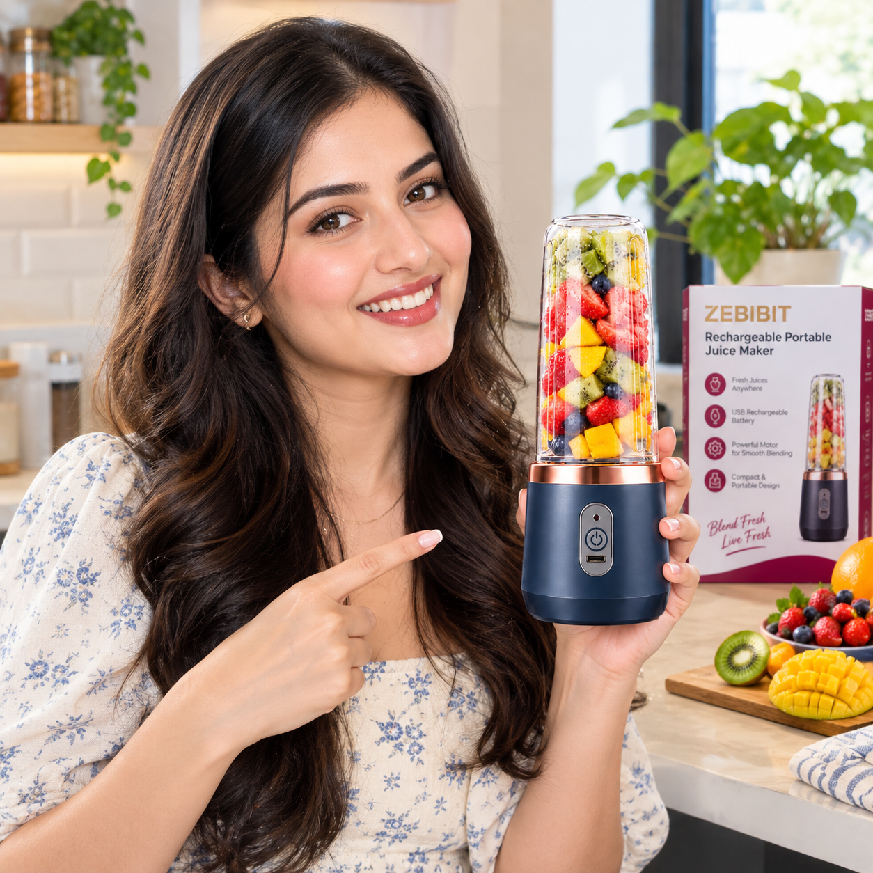 Rechargeable Portable Juice Maker