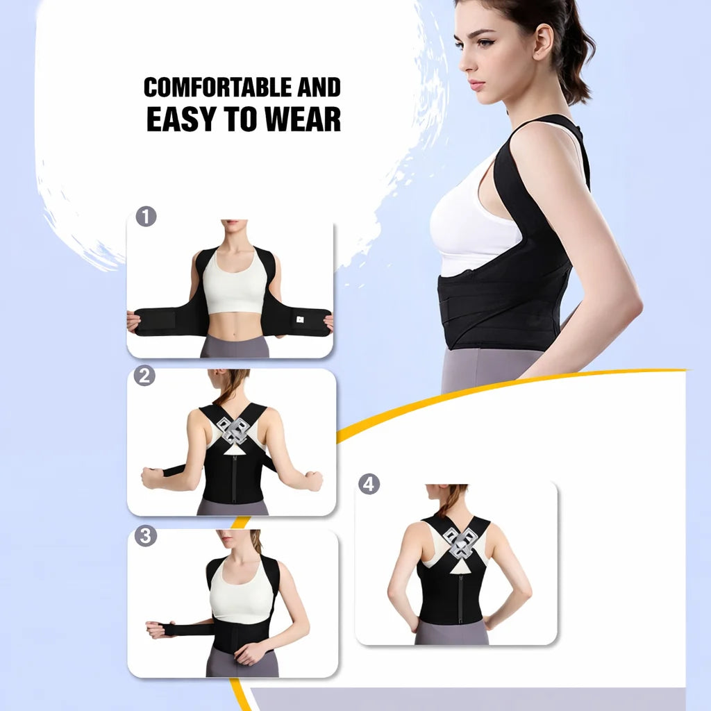 Unisex Back Posture Corrector Magnetic Belt